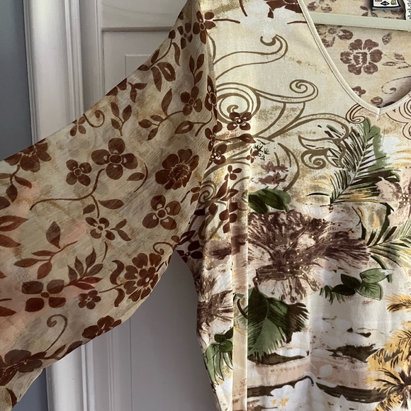 NWT Woman’s 2x Caribbean Joe top. $19 - Picture 3 of 7